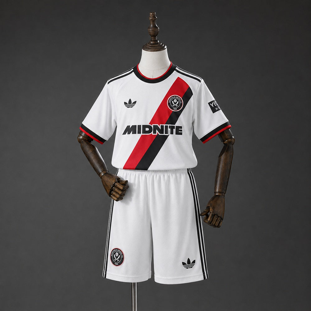 Kit Criança SHE-United 2026-27 Alternativo Branco
