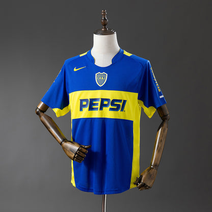 Camisola CA Boca Juniors 2004-05 Principal Versão Adepto