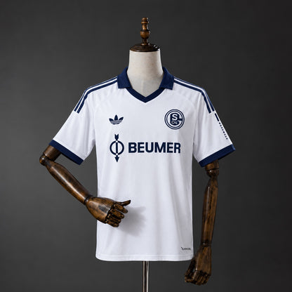 Camisola Schalke 04 2026-27 Alternativa Branca Versão Adepto