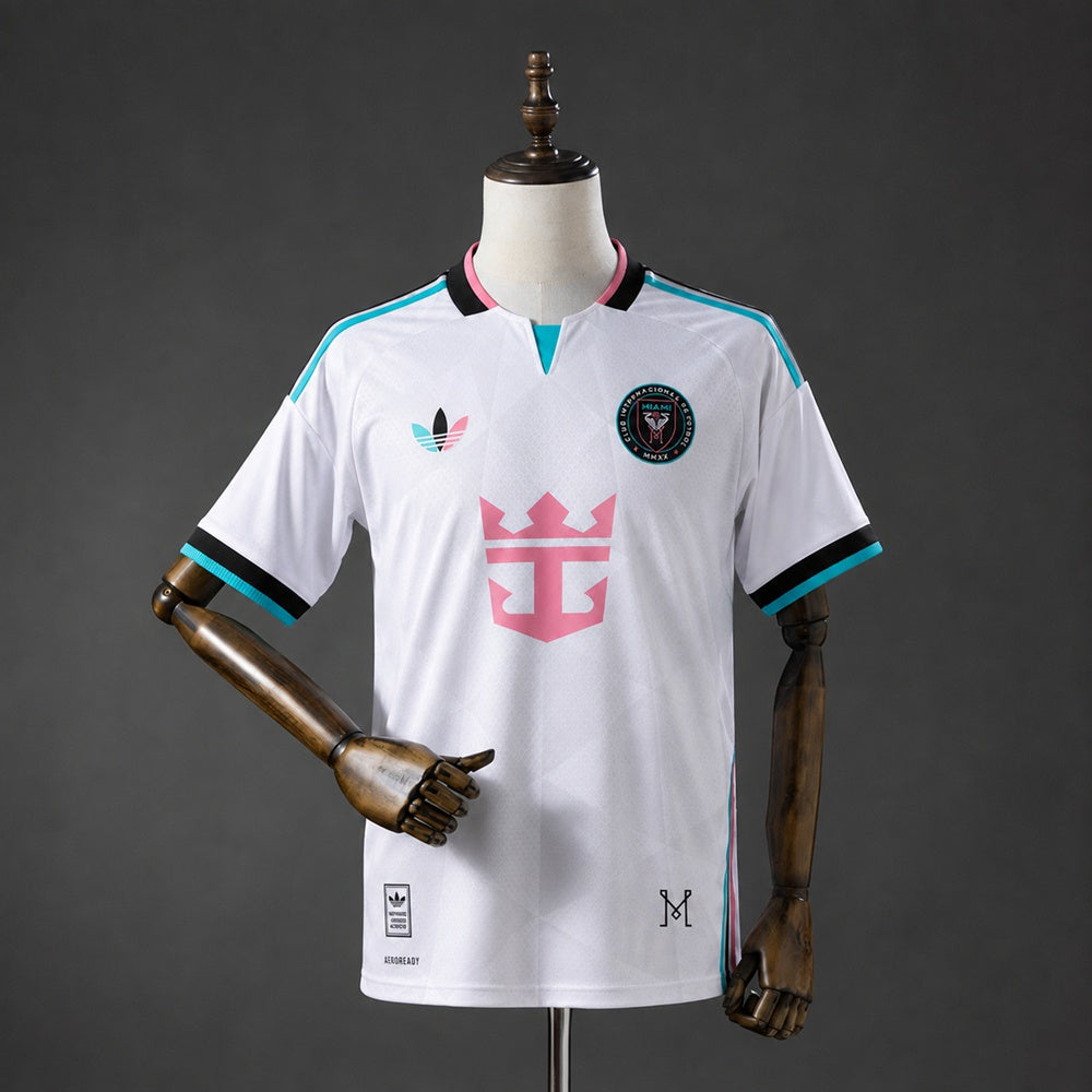Camisola Inter Miami CF 2026-27 Alternativa Branca Versão Adepto