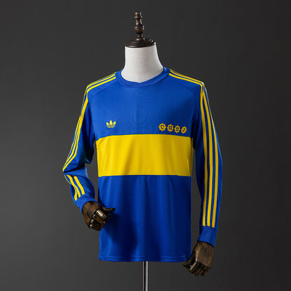 Camisola Manga Comprida CA Boca Juniors 1981-82 Principal Versão Adepto