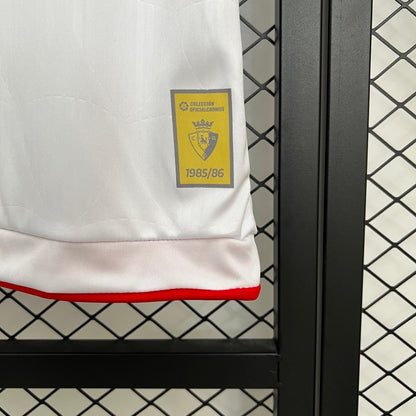 Camisola CA Osasuna 2025-26 Alternativa Branca Versão Adepto