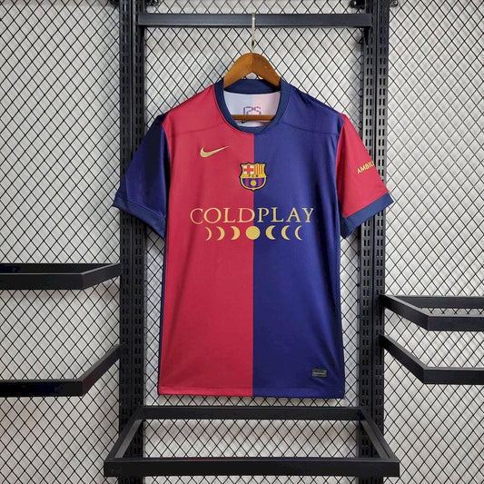 Camisola FC Barcelona 2024-25 Edição Coldplay Versão Adepto