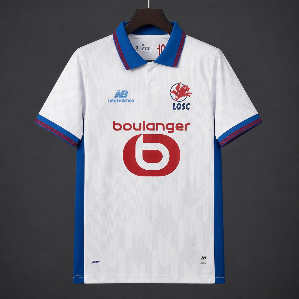Camisola LOSC Lille 2026-27 Alternativa Branca Versão Adepto