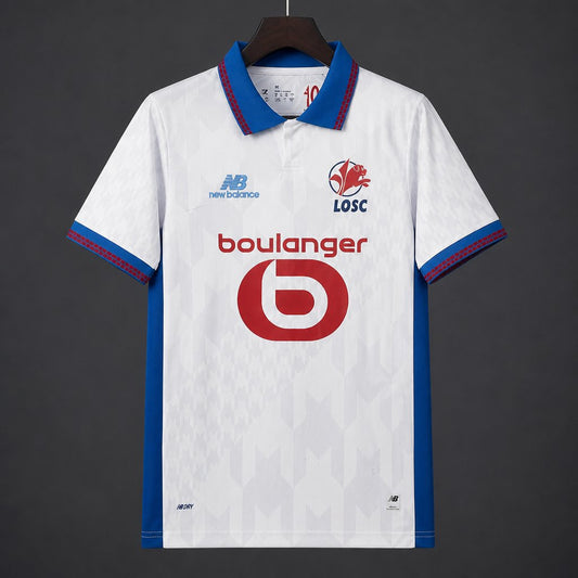 Camisola LOSC Lille 2026-27 Alternativa Branca Versão Adepto