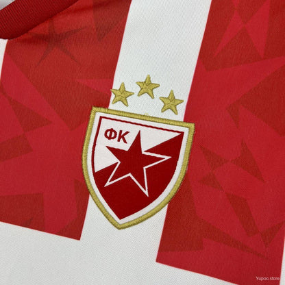 Camisola FK Estrela Vermelha 2024-25 Principal Versão Adepto