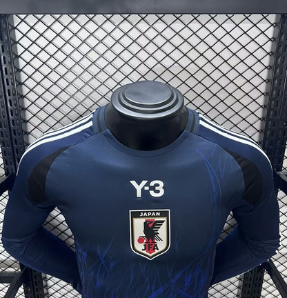 Camisola Manga Comprida Japão 2024 Principal Y3 Versão Jogador