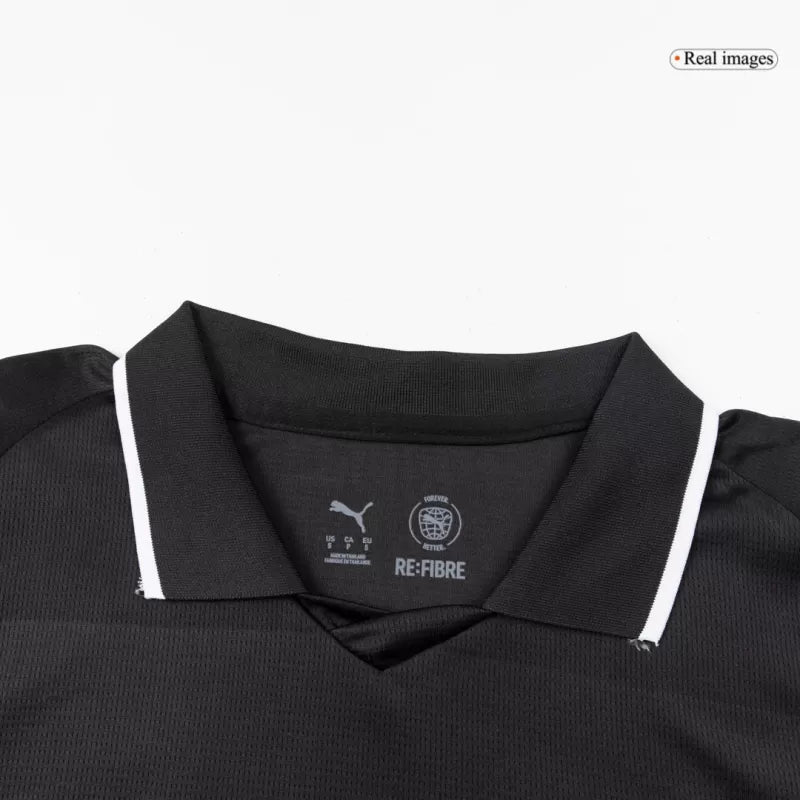Camisola Manga Comprida MCI 2025-26 Alternativa Preta Versão Adepto