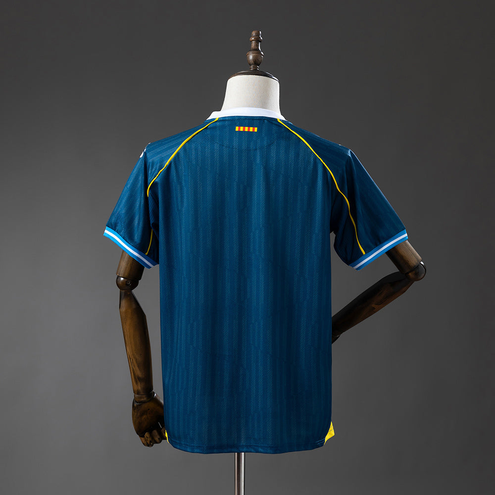 Camisola RCD Espanyol 2025-26 Alternativa Azul Versão Adepto