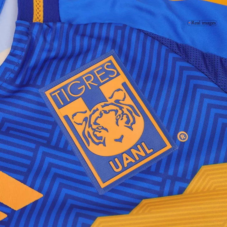 Camisola Tigres UANL 2024-25 Alternativa Azul Versão Adepto