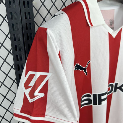 Camisola Real Sporting de Gijón 2025-26 Principal Versão Adepto