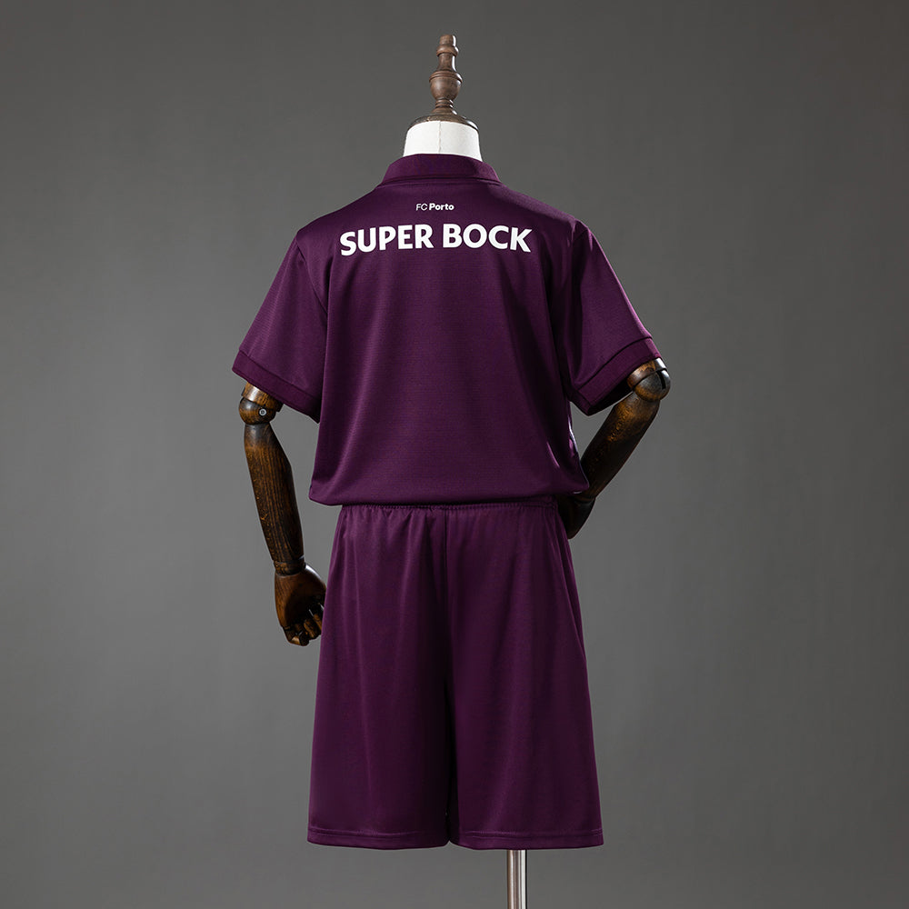 Kit Criança F.C.P. 2026-27 Alternativo Roxo Liso