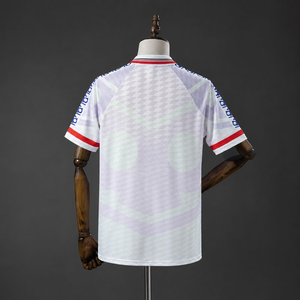 Camisola CF Universidad de Chile 1996-97 Alternativa Branca Versão Adepto