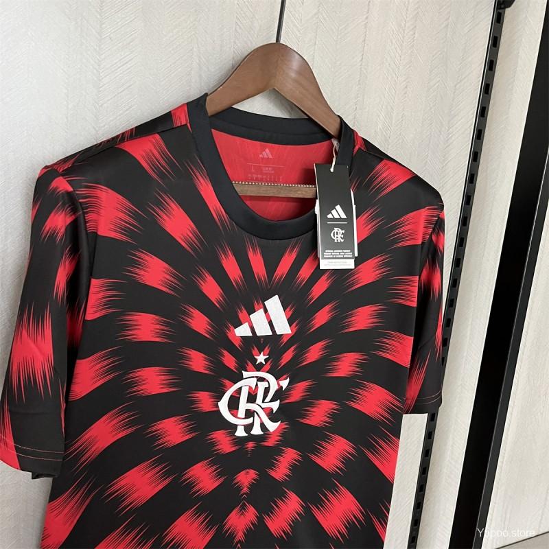 Camisola CR Flamengo 2025-26 Pre-Match Versão Adepto