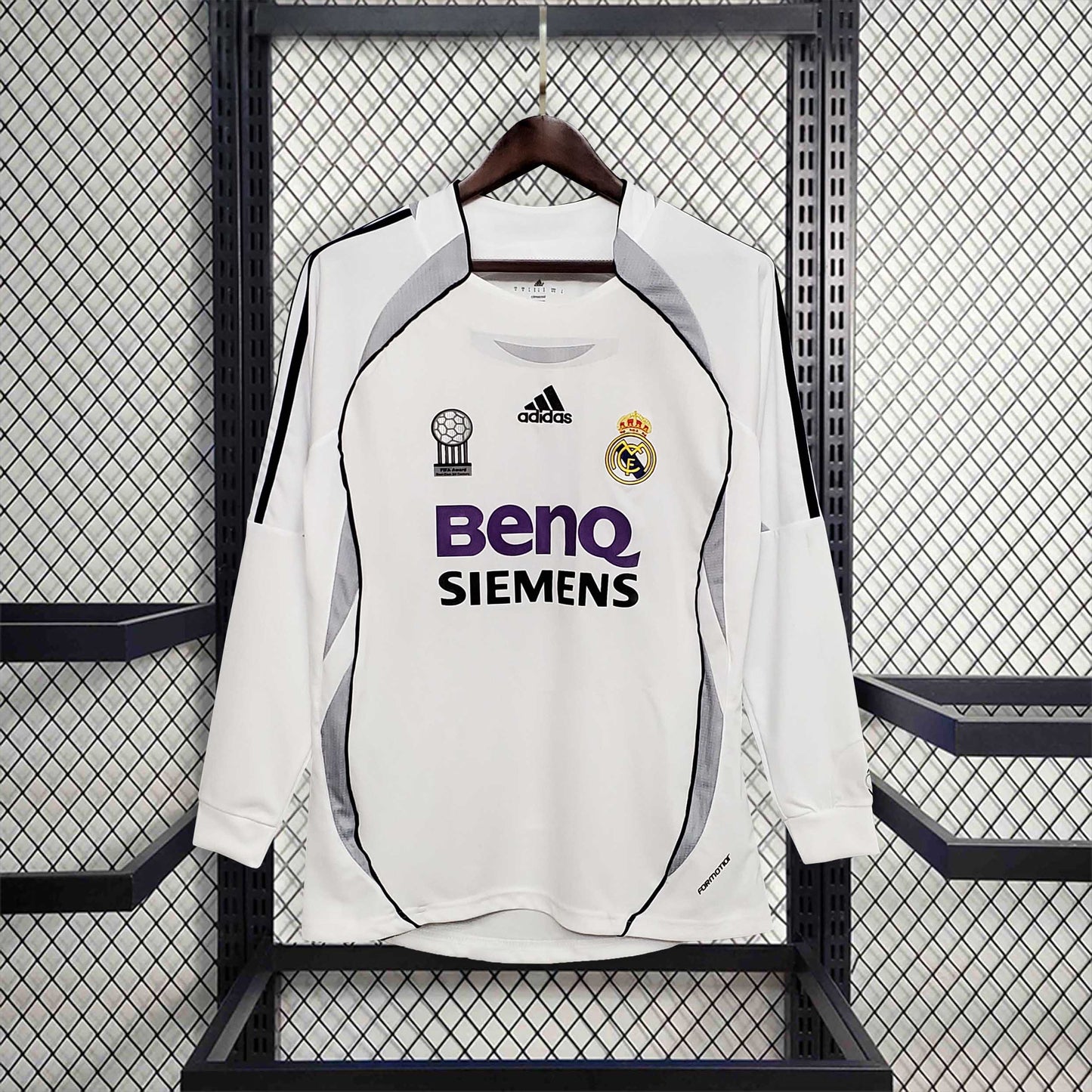 Camisola Manga Comprida Real Madrid 2006-07 Principal