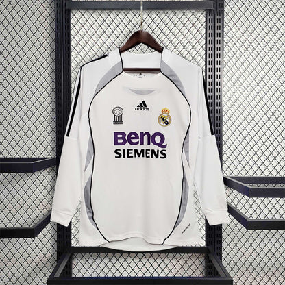 Camisola Manga Comprida Real Madrid 2006-07 Principal