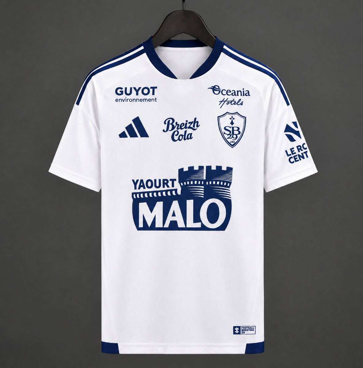 Camisola Stade Brestois 2026-27 Alternativa Branca Versão Adepto