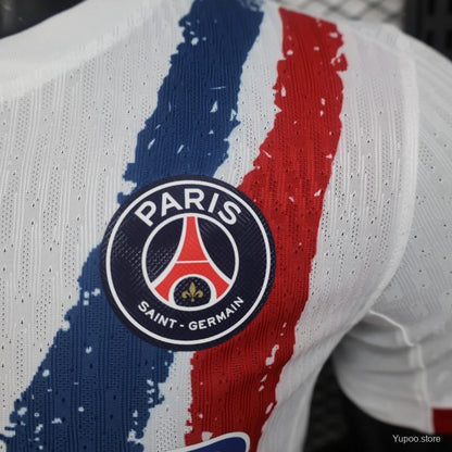 Camisola FC Paris Saint-Germain 2024-25 Alternativa Branca Versão Jogador