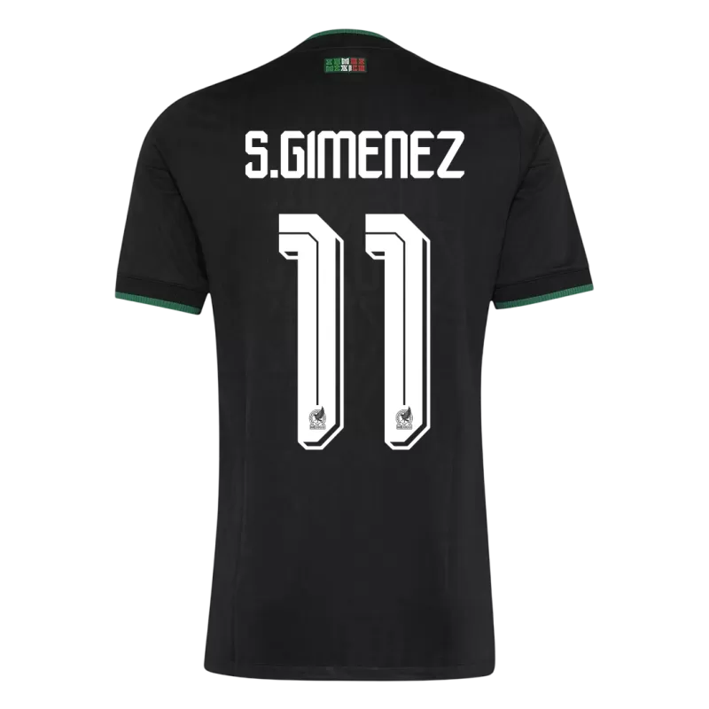 Camisola Mexico 2026 Alternativa Preta Versão Adepto S.GIMENEZ #11