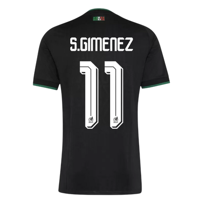 Camisola Mexico 2026 Alternativa Preta Versão Adepto S.GIMENEZ #11