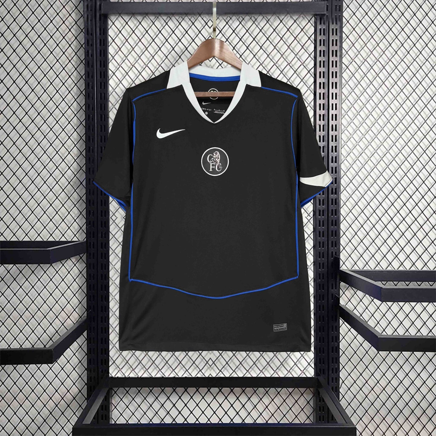 Camisola CHE 2025-26 Alternativa Preta Versão Adepto
