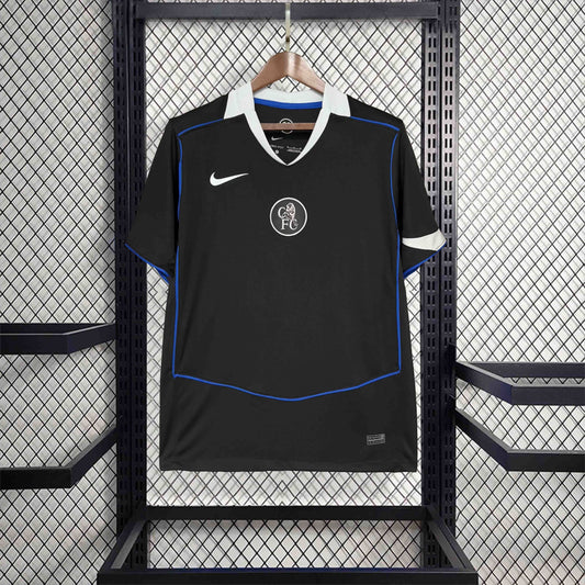 Camisola CHE 2025-26 Alternativa Preta Versão Adepto