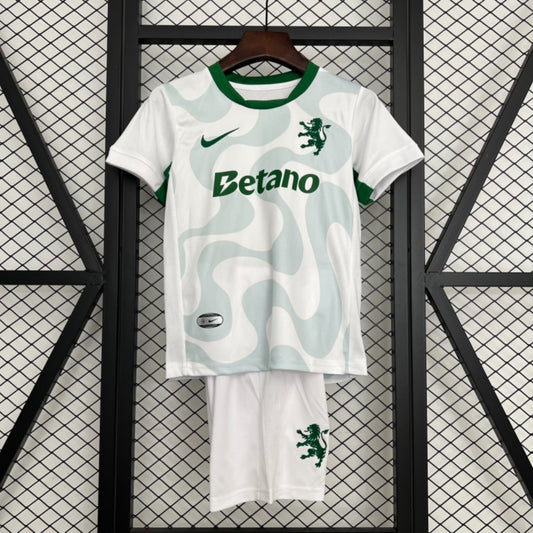 Kit Criança SCP 2025-26 Alternativo Branco