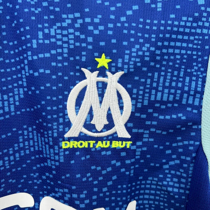 Camisola Olympique Marselha 2025-26 Alternativa Azul Clara Versão Adepto