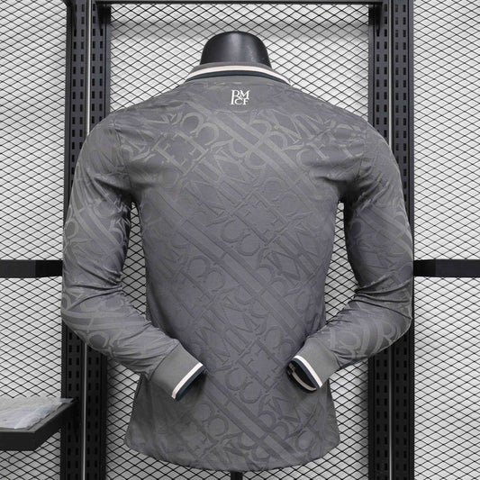 Camisola Manga Comprida Real Madrid CF 2024-25 Alternativa Preta Versão Jogador