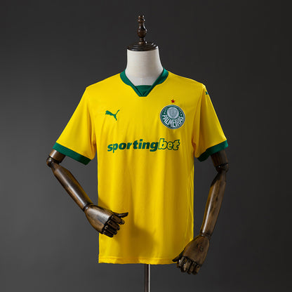 Camisola SE Palmeiras 2025-26 Alternativa Amarela Versão Adepto