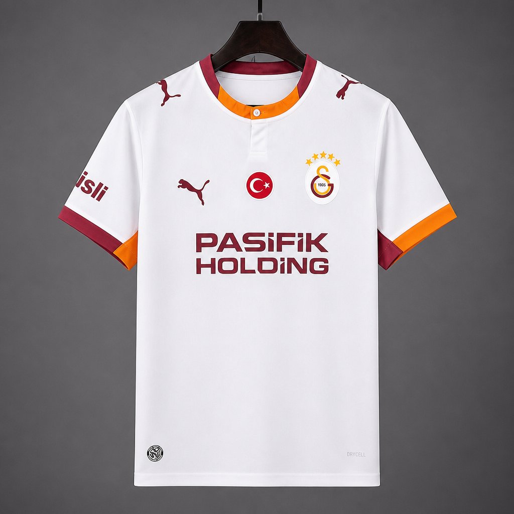Camisola Galatasaray 2026-27 Alternativa Branca Versão Adepto