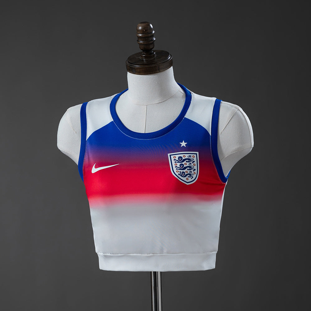 Top Crop Sem Manga Inglaterra 2026 Especial