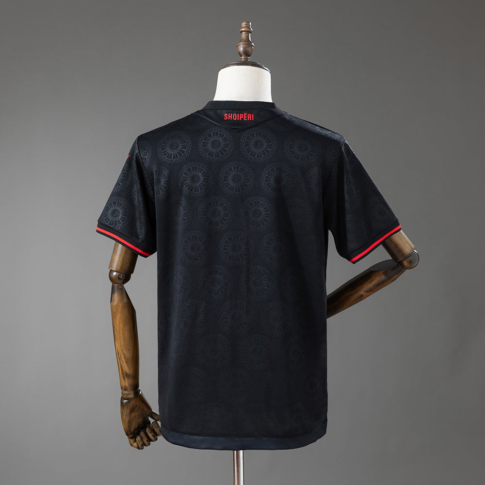 Camisola Albania 2026 Alternativa Preta Versão Adepto
