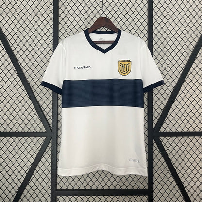 Camisola Equador 2024 Alternativa Branca Versão Adepto