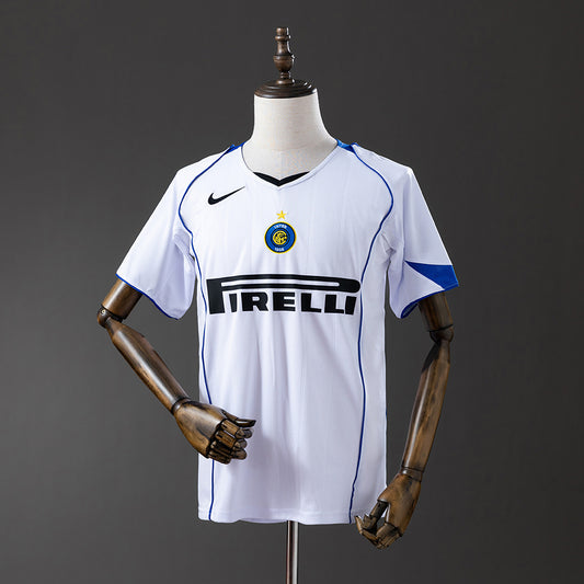 Camisola Inter Milão 2004-05 Alternativa Branca Versão Adepto