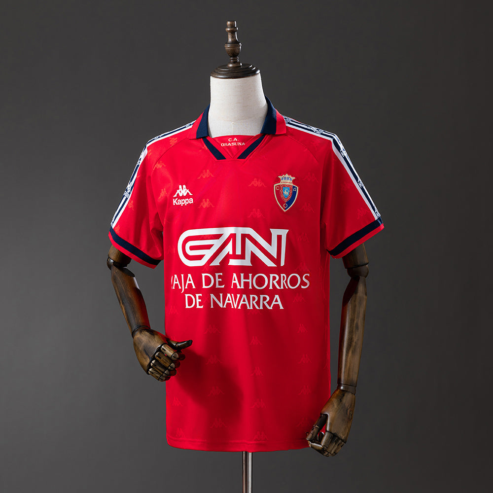 Camisola CA Osasuna 1996-97 Principal Versão Adepto