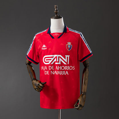 Camisola CA Osasuna 1996-97 Principal Versão Adepto