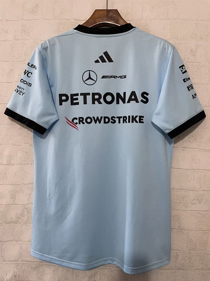 Camisola F1 Mercedes-AMG 2026 Azul Clara