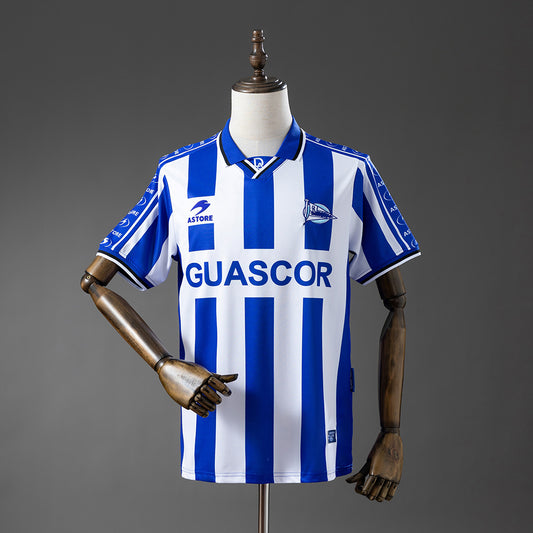 Camisola Deportivo Alaves 1998-99 Principal Versão Adepto