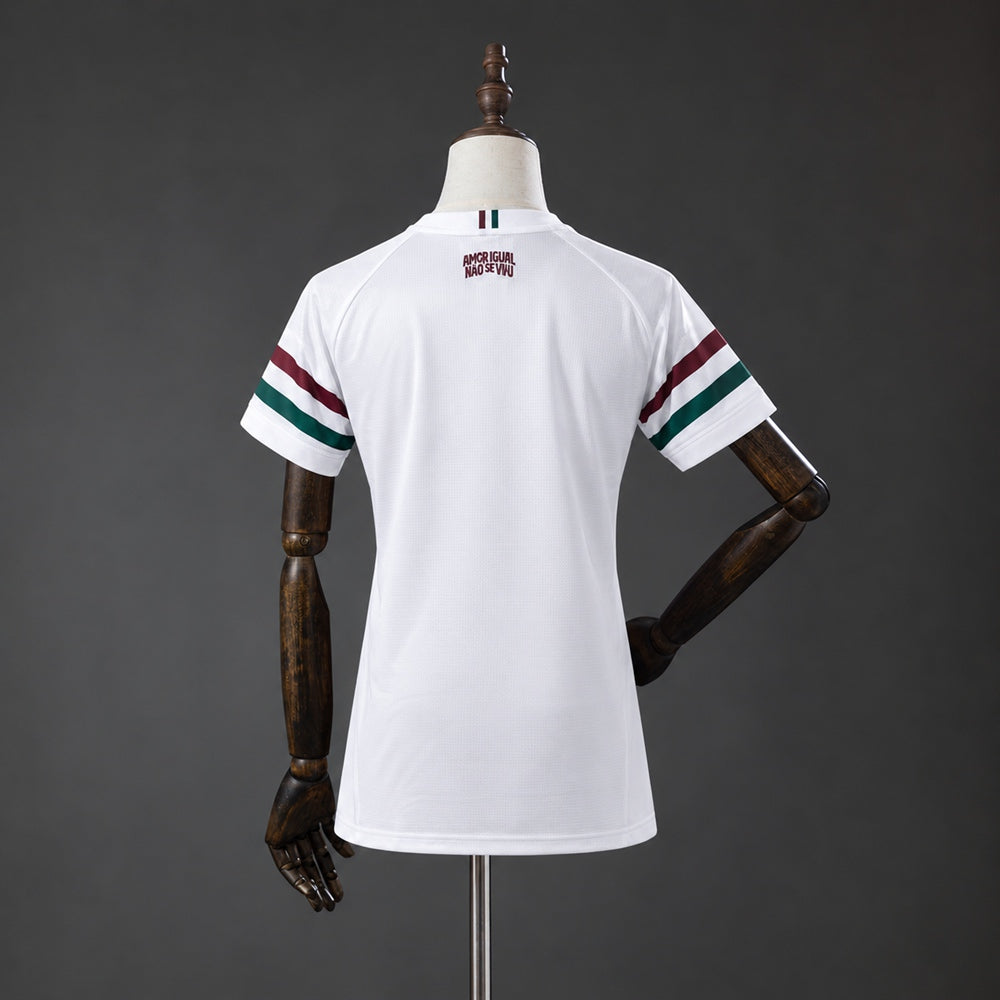 Camisola Fluminense FC 2026-27 Alternativa Branca Lisa Versão Mulher