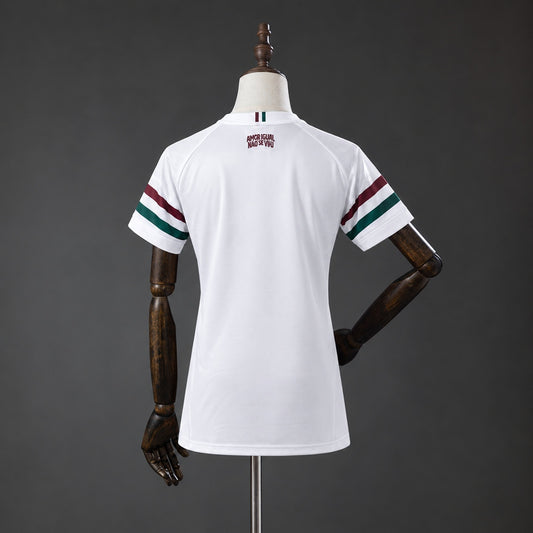 Camisola Fluminense FC 2026-27 Alternativa Branca Lisa Versão Mulher