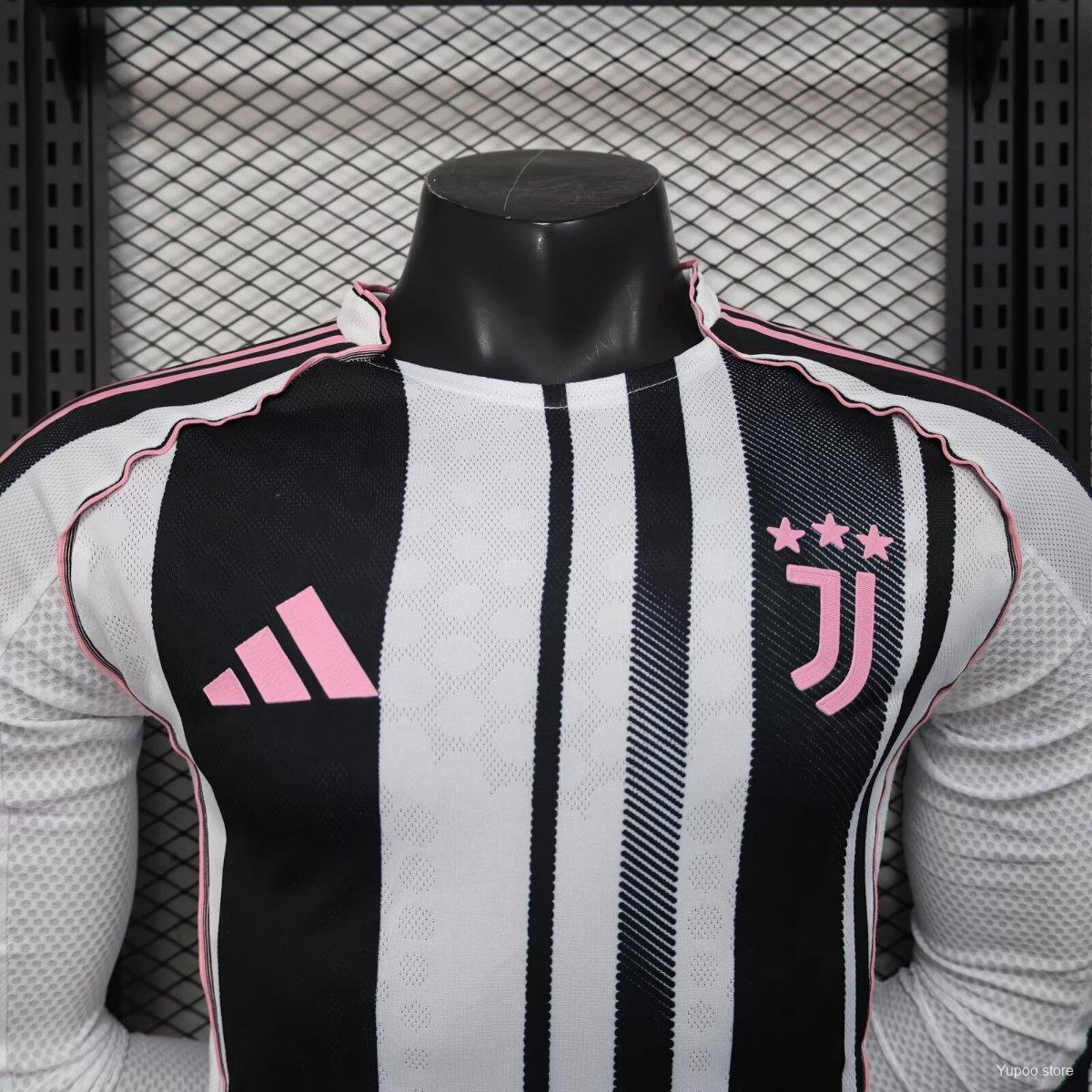 Camisola Manga Comprida Juventus FC 2025-26 Principal Versão Jogador