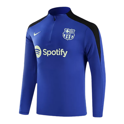 Fato de Treino FC Barcelona 2024-25 - Camisola com Fecho