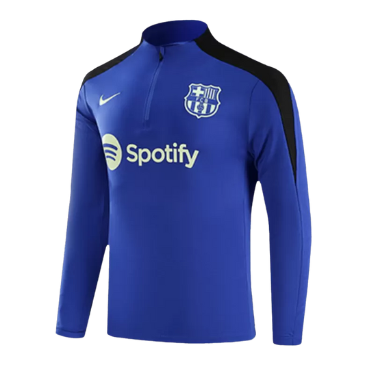 Fato de Treino FC Barcelona 2024-25 - Camisola com Fecho