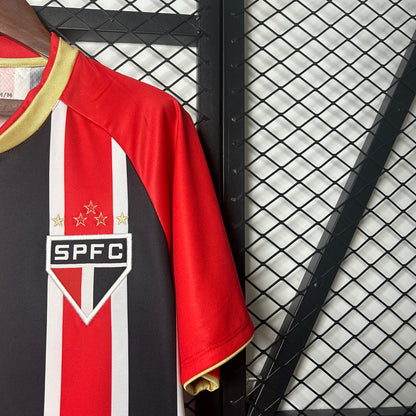 Camisola São Paulo FC 2025-26 Alternativa Riscas Lisa Versão Adepto