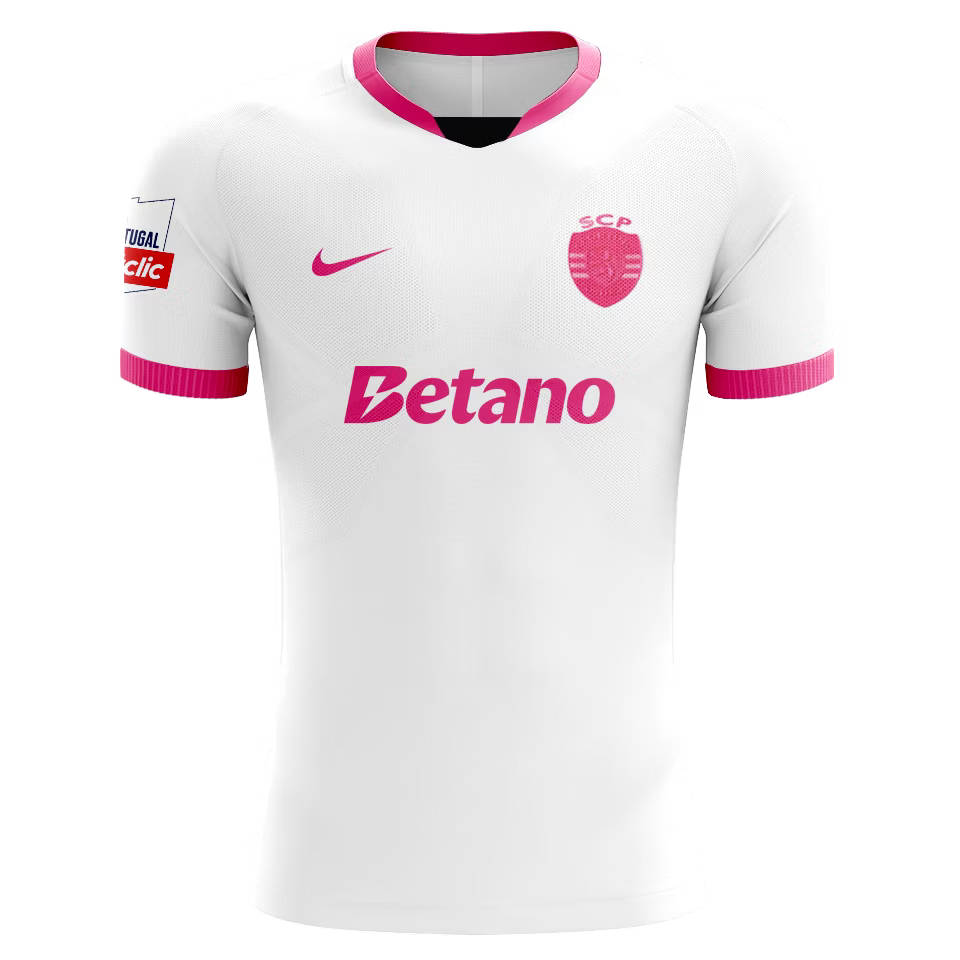 Camisola SCP 2025-26 Edição Pink October Versão Adepto G. QUENDA #7