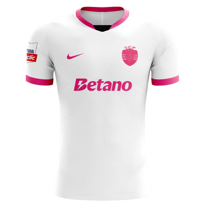 Camisola SCP 2025-26 Edição Pink October Versão Adepto G. QUENDA #7