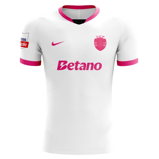 Camisola SCP 2025-26 Edição Pink October Versão Adepto G. QUENDA #7