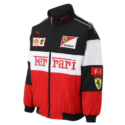 Tricolour Ferrari Jacket - F1/RACING Vintage